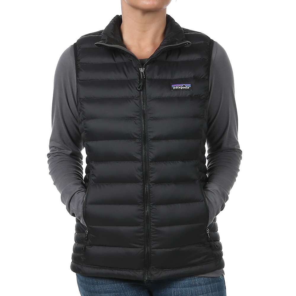 Patagonia black down vest size XS